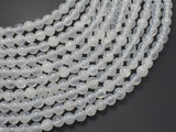 Selenite, Gypsum, 6mm (6.3mm), Round Beads-BeadDirect