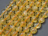 Citrine Beads, 10mm(10.5mm) Round Beads,-Gems: Round & Faceted-BeadDirect
