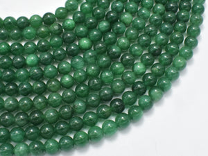 Green Mica Muscovite in Fuchsite, 6mm, Round-BeadDirect