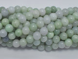 Burma Jade Beads, 8mm Round-Gems: Round & Faceted-BeadDirect