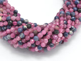 Ruby and Blue Sapphire Beads, 3mm-3.5mm Micro Faceted-Gems: Round & Faceted-BeadDirect
