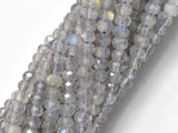 Labradorite Beads, 2.2x3.2mm Micro Faceted Rondelle-Gems:Assorted Shape-BeadDirect
