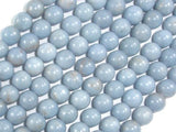 Angelite, 8mm(7.8mm) Round Beads-Gems: Round & Faceted-BeadDirect