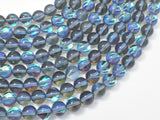 Mystic Aura Quartz-Gray, 6mm (6.5mm) Round Beads-Gems: Round & Faceted-BeadDirect