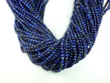 Natural Lapis Lazuli, 4mm Round Beads-Gems: Round & Faceted-BeadDirect