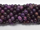 Sugilite Jasper, 8mm Round Beads, 15 Inch-BeadDirect