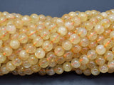 Citrine Beads, 6mm(6.2mm) Round Beads-Gems: Round & Faceted-BeadDirect