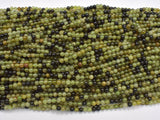 Green Garnet Beads, 4mm (4.5mm) Round Beads-Gems: Round & Faceted-BeadDirect