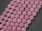 Rose Quartz Beads, 10mm (10.4mm) Round Beads-Gems: Round & Faceted-BeadDirect