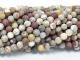 Matte Mexican Crazy Lace Agate Beads, 6mm Round Beads-Gems: Round & Faceted-BeadDirect