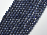 Blue Sapphire Beads, 4.5mm (4.8mm)-Gems: Round & Faceted-BeadDirect