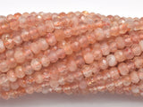 Sunstone Beads, 2x3mmmm Micro Faceted Rondelle-Gems:Assorted Shape-BeadDirect