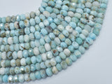 Dominican Larimar, (4.5-5)x(7-7.5))mm, Faceted Rondelle-BeadDirect