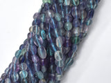 Fluorite Beads, Approx. 6x8mm Nugget Beads, 15.5 Inch-BeadDirect