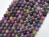 Ruby Sapphire Beads, 7mm (7.4mm) Round-Gems: Round & Faceted-BeadDirect