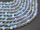 Mystic Aura Quartz-White, 8mm (8.5mm) Round Beads-Gems: Round & Faceted-BeadDirect