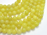 Lemon Jade, 10mm Round beads-BeadDirect