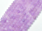 Lavender Amethyst, Lavender Jade, 4x6mm Faceted Rondelle-Gems:Assorted Shape-BeadDirect