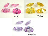 CZ beads, Faceted Oval Beads-Cubic Zirconia-BeadDirect