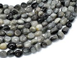 Hawk Eye Beads, Approx 6x8mm Nugget Bead-Gems: Nugget,Chips,Drop-BeadDirect