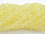 Jade - Lemon, 8mm (8.3mm) Round-Gems: Round & Faceted-BeadDirect