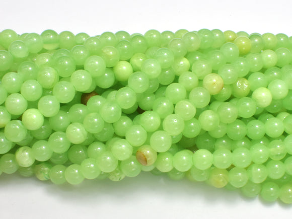 Afghan Jade Beads, Round, 6mm, 15.5 Inch-BeadDirect