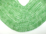 Jade Beads, Green, 8mm Round Beads-BeadDirect