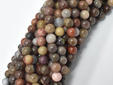Petrified Wood, 6mm (6.3mm) Round Beads-Gems: Round & Faceted-BeadDirect