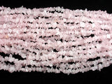 Rose Quartz Beads, Chips Beads, Approx. (4-10) mm, 32 Inch-BeadDirect