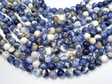 Sodalite Beads, 10mm Round Beads-Gems: Round & Faceted-BeadDirect