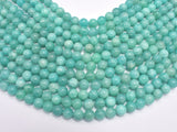 Amazonite-Green 8mm Round Beads, 15.5 Inch-BeadDirect