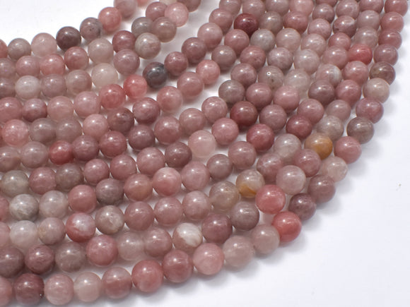 Purple Berry Quartz Beads, 6mm (6.5mm)-Gems: Round & Faceted-BeadDirect