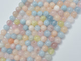 Beryl Beads, Aquamarine, Morganite, Heliodor, 6mm, Round-Gems: Round & Faceted-BeadDirect