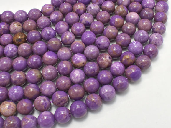 Phosphosiderite, 8mm Round Beads-Gems: Round & Faceted-BeadDirect