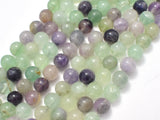 Fluorite, Rainbow Fluorite, 8mm Round Beads-Gems: Round & Faceted-BeadDirect