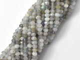 Labradorite Beads, 3.5x5mm Faceted Rondelle-Gems:Assorted Shape-BeadDirect