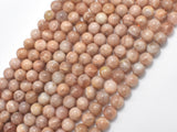 Sunstone Beads, Round, 6mm-BeadDirect