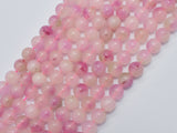 Jade - Pink 8mm Round Beads-BeadDirect