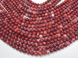 Red Fire Agate, 6mm Round Beads-Gems: Round & Faceted-BeadDirect