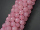 Rose Quartz Beads, 10mm (10.4mm) Round Beads-Gems: Round & Faceted-BeadDirect