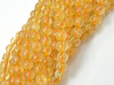 Citrine Beads, 6mm Round Beads-Gems: Round & Faceted-BeadDirect