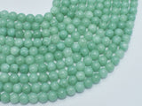 Malaysia Jade Beads- Green, Burma Jade Color, 6mm, Round-BeadDirect