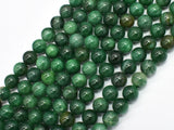 Green Mica Muscovite in Fuchsite 8mm-BeadDirect