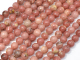 Spicy Jasper Beads, Plum Blossom Jasper, 6 mm Round Beads-Gems: Round & Faceted-BeadDirect
