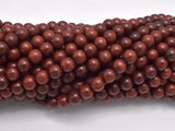 Red Sandalwood Beads, 6mm Round Beads-Wood-BeadDirect
