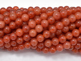 Carnelian Beads, 6mm(6.3mm) Round Beads-Gems: Round & Faceted-BeadDirect