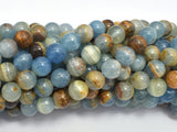 Blue Calcite 8mm (8.5mm) Round-BeadDirect