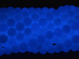 Glow in The Dark Beads-Blue, Luminous Stone, 8mm Round-Gems: Round & Faceted-BeadDirect
