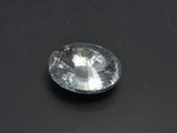 Crystal Glass 30mm Faceted Bicone Pendant, Clear, 1piece-BeadDirect