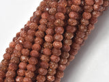 Goldstone Beads, 2x2.9mm Micro Faceted Rondelle-Gems:Assorted Shape-BeadDirect